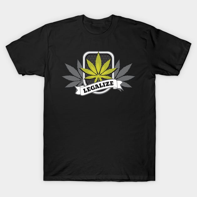 Legalize Medical Marijuana T-Shirt by RadStar